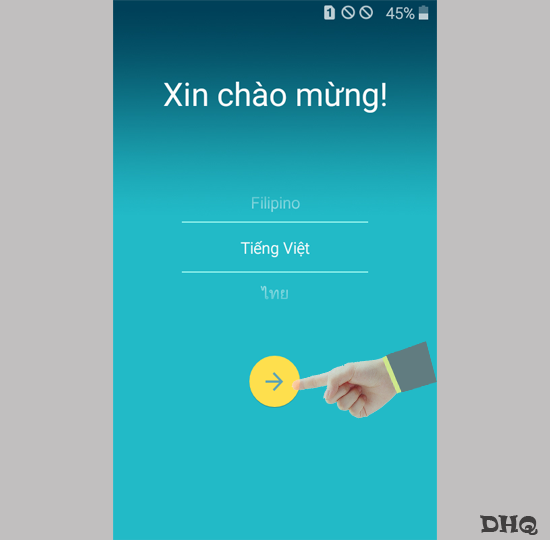 Chọn mũi tên